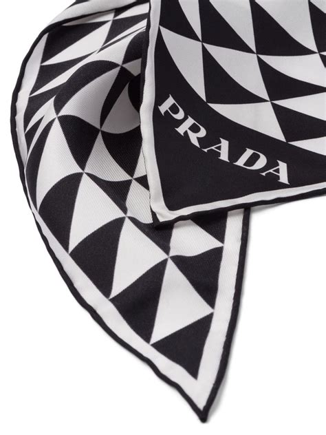 Prada silk scarf